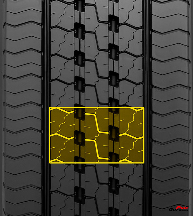 Dunlop gumi SP 346 cikk cakk os mintázat jo nedves tapadas