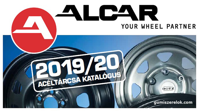 Megjelent a 2019/2020-as ALCAR Acéltárcsa katalógus Benne a frissített acél-, hybrid és offroad kínálat