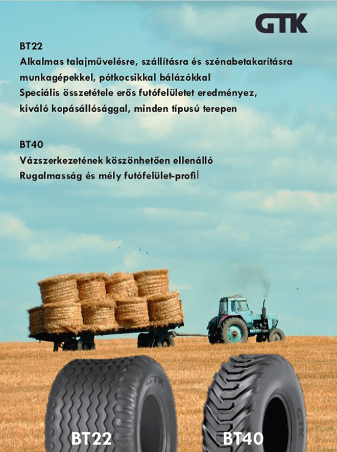  A Baltyre Hungary Kft. Kiemelkedően fontos piaci részt fed le mezőgazdasági, ipari, kertészeti, offroad, motocross gumik tekintetében. 
