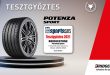 Az “új első osztályú sportabroncs” Bridgestone Potenza Sport első helyezést ért el az AutoBild Sportautók 2021-es sportabroncs tesztjén