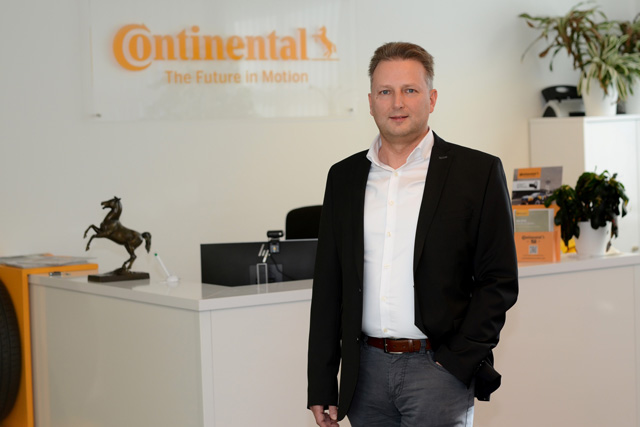 Tokaji Vilmos, a Continental Tires Dél-kelet Európáért felelős értékesítési igazgatója