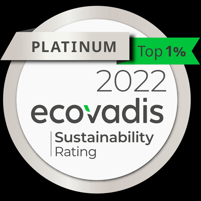 A Bridgestone EMIA már második egymást követő évben nyerte el a platina fokozatot az EcoVadis éves fenntarthatósági értékelésében