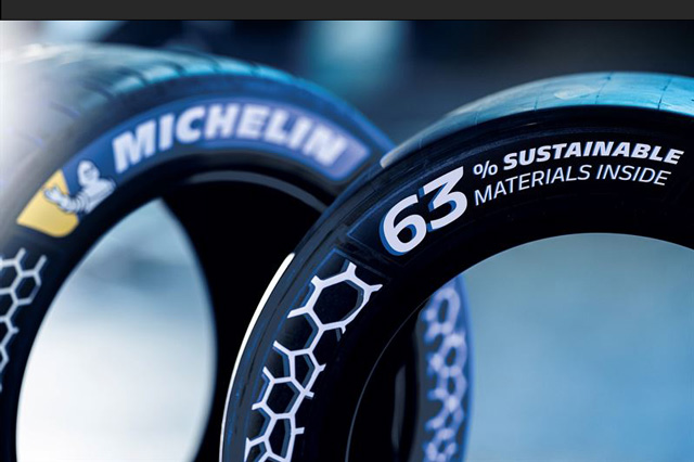 A Michelin olyan versenyabroncsot fejlesztett ki az idei Le Mans-i 24 órás versenyre, amely 63 százalékban fenntartható anyagokat tartalmaz