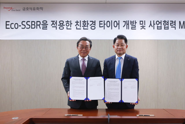 Környezetbarát gumiabroncsok fejlesztéséről írt alá megállapodást a Hankook Tire és a Kumho Petrolkémiai Vállalat