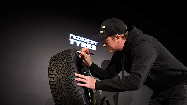 Kimi Räikkönen márkanagykövetként csatlakozik a Nokian Tyres csapatához