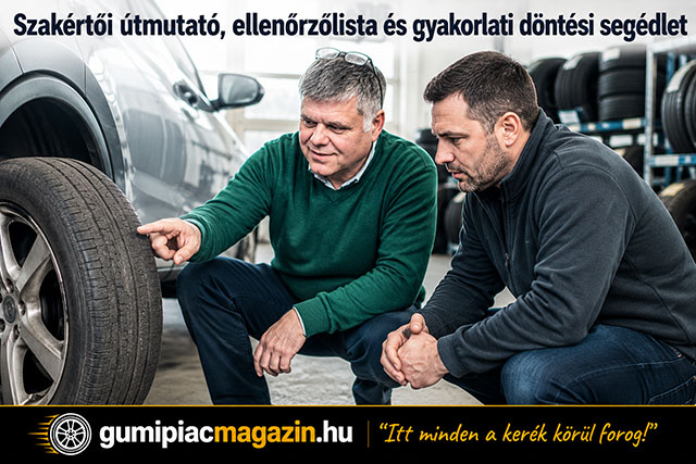 Hogyan vizsgálja meg egy szakember a 10 éves gumiabroncsot?